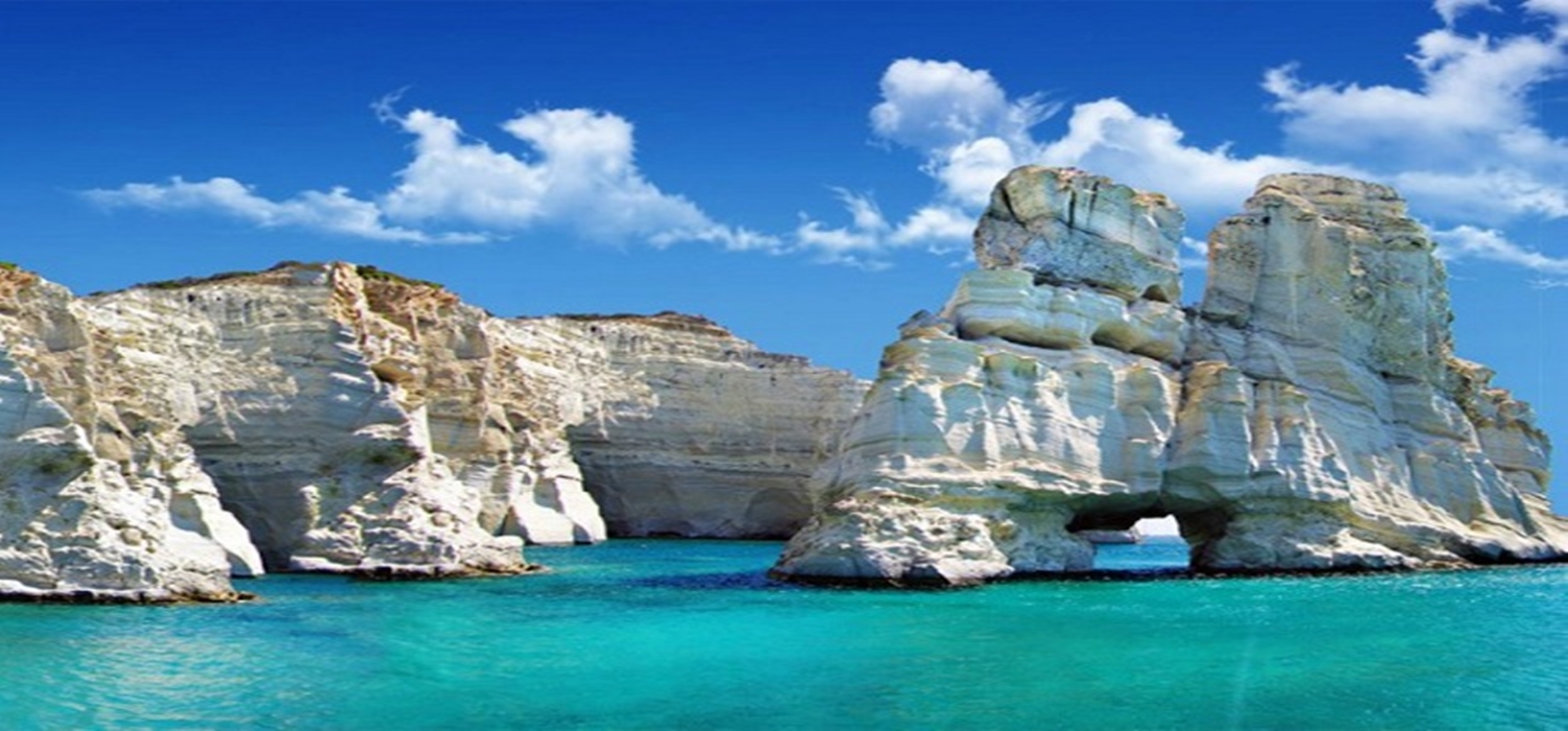 Milos Land Cyclades Greece
